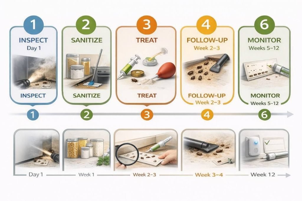 The Complete Roach Elimination Plan: Step by Step