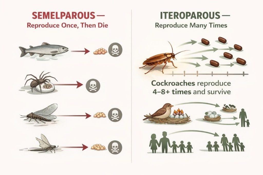 Roaches Don't Die After Laying Eggs
