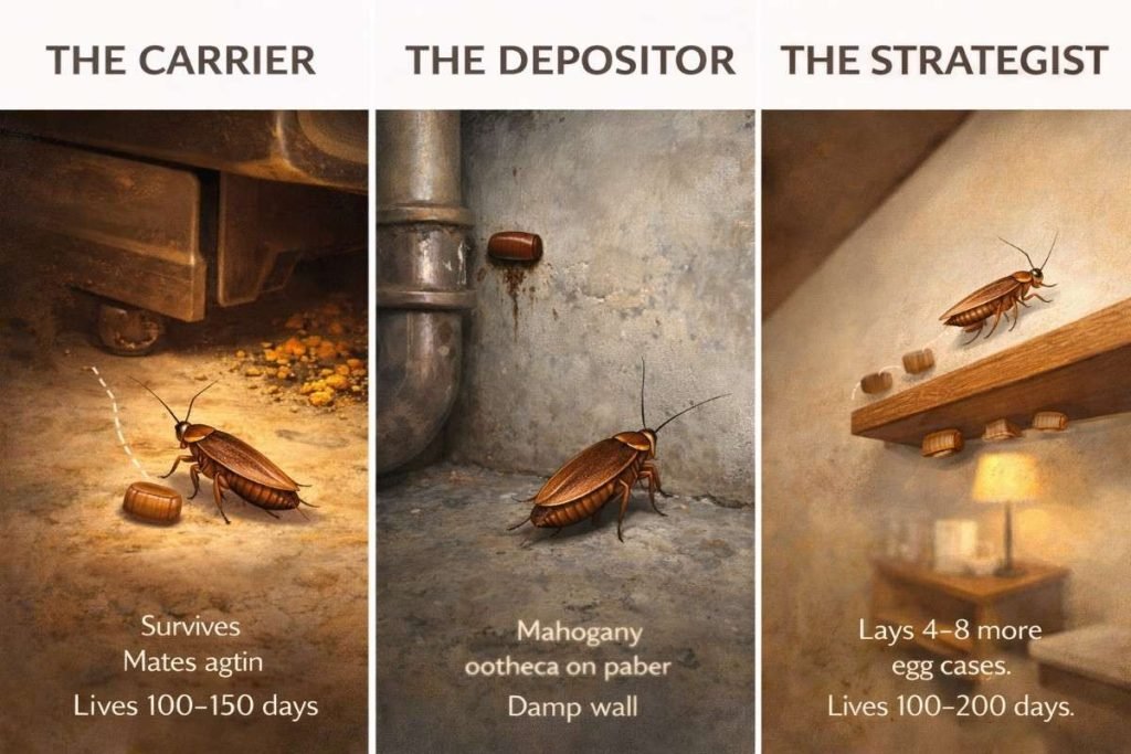What Actually Happens After a Roach Lays Eggs