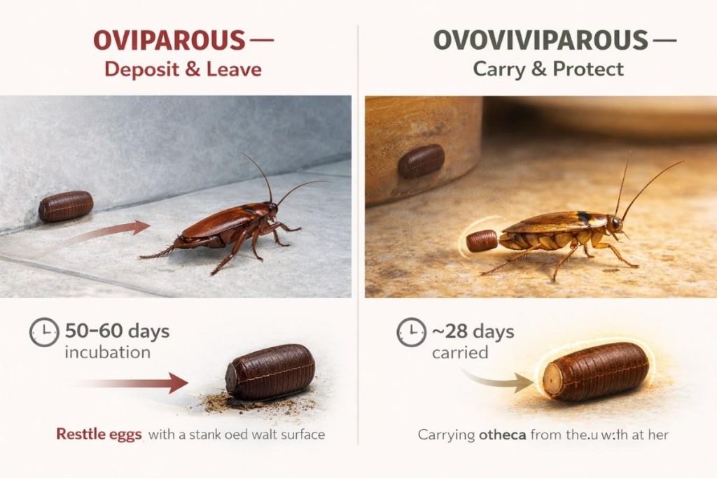 Oviparous vs. Ovoviviparous Species