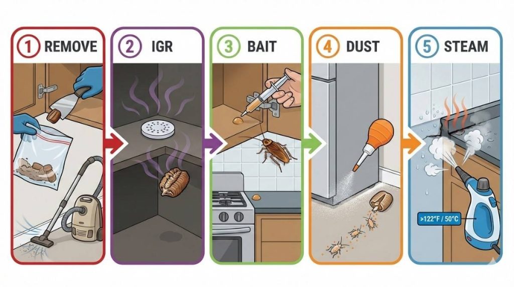 Step 5: Steam Clean Hard-to-Reach Areas