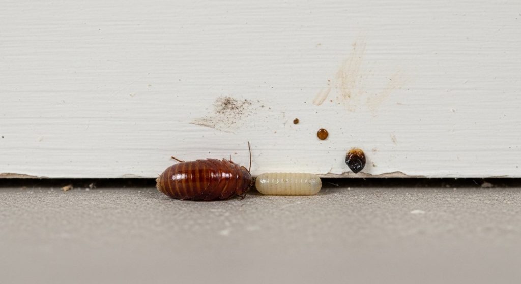 Signs of Roach Eggs in House
